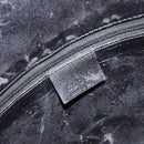 GUCCI Bamboo Shoulder Bag Leather Black Silver 001 1638 Auth ar13776-17