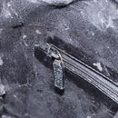 GUCCI Bamboo Shoulder Bag Leather Black Silver 001 1638 Auth ar13776-20