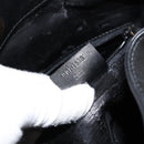 GUCCI Bamboo Shoulder Bag Leather Black Silver 001 1638 Auth ar13776-12