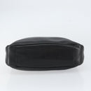 GUCCI Bamboo Shoulder Bag Leather Black Silver 001 1638 Auth ar13776-5