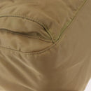 PRADA Shoulder Bag Nylon Beige Silver Auth ar13777-15