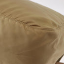 PRADA Shoulder Bag Nylon Beige Silver Auth ar13777-17