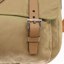 PRADA Shoulder Bag Nylon Beige Silver Auth ar13777-20