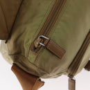 PRADA Shoulder Bag Nylon Beige Silver Auth ar13777-22