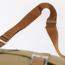 PRADA Shoulder Bag Nylon Beige Silver Auth ar13777-14