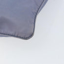 PRADA Umhängetasche Nylon Hellblau Silber Auth ar13778-9