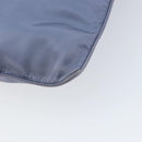PRADA Umhängetasche Nylon Hellblau Silber Auth ar13778-15