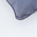 PRADA Umhängetasche Nylon Hellblau Silber Auth ar13778-16