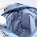 PRADA Shoulder Bag Nylon Light Blue Silver Auth ar13778-20