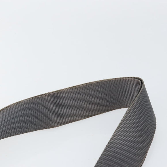 PRADA Umhängetasche Nylon Hellblau Silber Auth ar13778