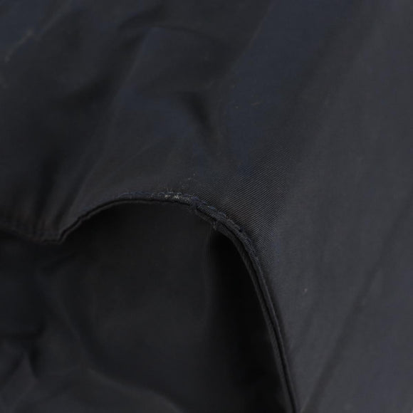 PRADA Hand Bag Nylon Black Gold Auth ar13780