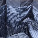 PRADA Hand Bag Nylon Black Gold Auth ar13780-20