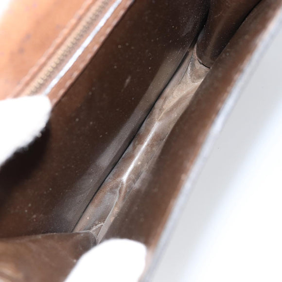 FENDI Zucca Canvas Shoulder Bag Black Brown Auth ar13781