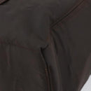 HERMES Akapu Luco MM Hand Bag Nylon Dark Brown Auth ar13784-15