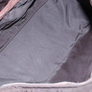 HERMES Akapu Luco MM Hand Bag Nylon Dark Brown Auth ar13784-15