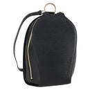 LOUIS VUITTON Epi Mabillon Backpack Black M52232 LV Auth ar13785-1