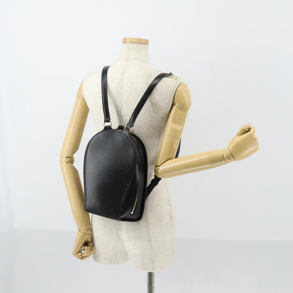 LOUIS VUITTON Epi Mabillon Backpack Black M52232 LV Auth ar13785