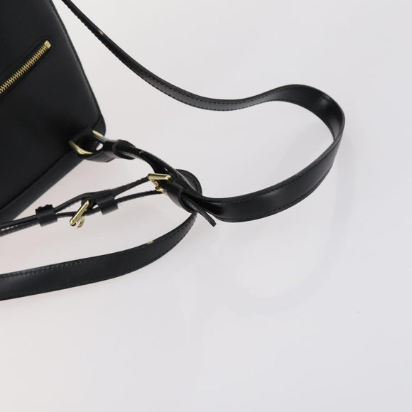 LOUIS VUITTON Epi Mabillon Backpack Black M52232 LV Auth ar13785