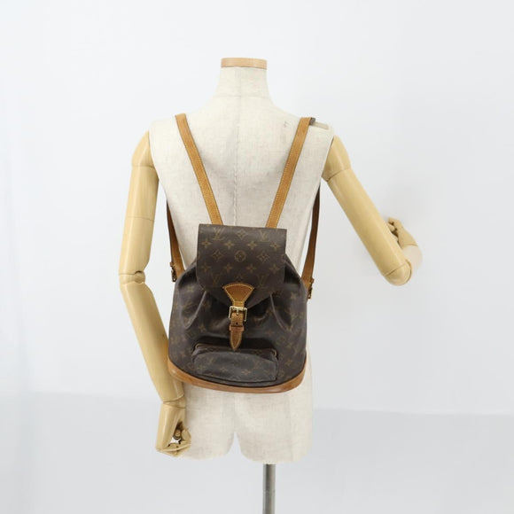 LOUIS VUITTON Monogram Montsouris PM Backpack M51137 LV Auth ar13787