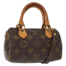 LOUIS VUITTON Monogram Mini Speedy Hand Bag M41534 LV Auth ar13788-1