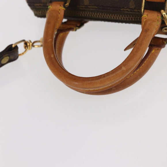 LOUIS VUITTON Monogram Mini Speedy Hand Bag M41534 LV Auth ar13788