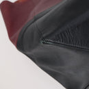 CELINE Horizontalkava Tote Bag Leather Bordeaux Gold Auth ar13790-11