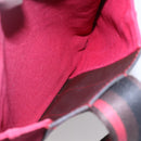 HERMES Trocha Horizontal Zonal MM Tote Bag Canvas Red Silver Auth ar13791-21