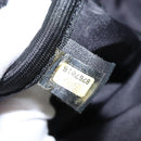 CHANEL Sports Line COCO Mark Shoulder Bag Nylon Ivory Black CC Auth ar13792-11