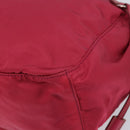 PRADA Shoulder Bag Nylon Pink Silver Auth ar13793-16
