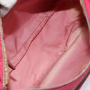PRADA Shoulder Bag Nylon Pink Silver Auth ar13793-10