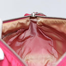 PRADA Shoulder Bag Nylon Pink Silver Auth ar13793-21