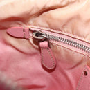 PRADA Shoulder Bag Nylon Pink Silver Auth ar13793-23