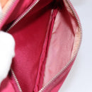 PRADA Shoulder Bag Nylon Pink Silver Auth ar13793-26