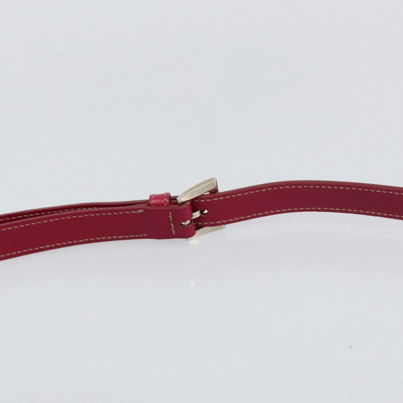 PRADA Shoulder Bag Nylon Pink Silver Auth ar13793