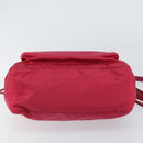 PRADA Shoulder Bag Nylon Pink Silver Auth ar13793-5