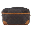 LOUIS VUITTON Monogram Compiegne 28 Clutch Bag M51845 LV Auth ar13794-13
