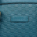 GUCCI GG Canvas Guccissima Bag Leather 2way Outlet Blue 449654 Auth ar13799-19