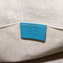 GUCCI GG Canvas Guccissima Bag Leather 2way Outlet Blue 449654 Auth ar13799-20