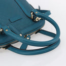 GUCCI GG Canvas Guccissima Bag Leather 2way Outlet Blue 449654 Auth ar13799-7