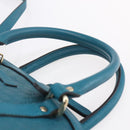 GUCCI GG Canvas Guccissima Bag Leather 2way Outlet Blue 449654 Auth ar13799-8