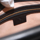 GUCCI Bamboo Sherry Line Nim Fair Bag Leather 2way Black 459076 Auth ar13801-17