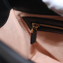 GUCCI Bamboo Sherry Line Nim Fair Bag Leather 2way Black 459076 Auth ar13801-24