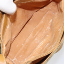 GUCCI GG Canvas Shoulder Bag Beige Gold Auth ar13804-10