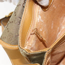 GUCCI GG Canvas Shoulder Bag Beige Gold Auth ar13804-22