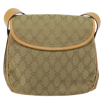 GUCCI GG Canvas Shoulder Bag Beige Gold Auth ar13804 - 0