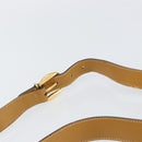 GUCCI GG Canvas Shoulder Bag Beige Gold Auth ar13804-8