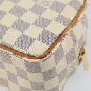 LOUIS VUITTON Damier Azur Trousse Toilette Cosmetic Pouch N41420 LV Auth ar13805-15