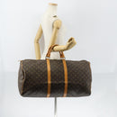LOUIS VUITTON Monogram Keepall 60 Boston Bag M41422 LV Auth ar13806-22