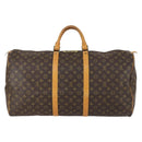 LOUIS VUITTON Monogram Keepall 60 Boston Bag M41422 LV Auth ar13806-3