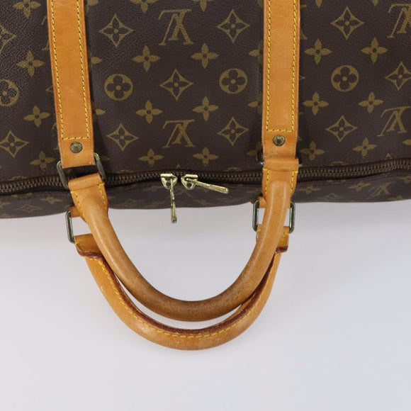 LOUIS VUITTON Monogram Keepall 60 Boston Bag M41422 LV Auth ar13806